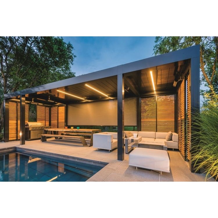 gazebo taman minimalis kayu jati costum / gazebo minimalis moderen / gazebo kayu jati