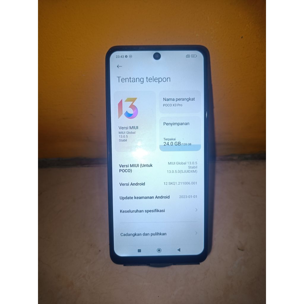 POCO X3 PRO. RAM 6/128 GB. RESMI. ORIGINAL.