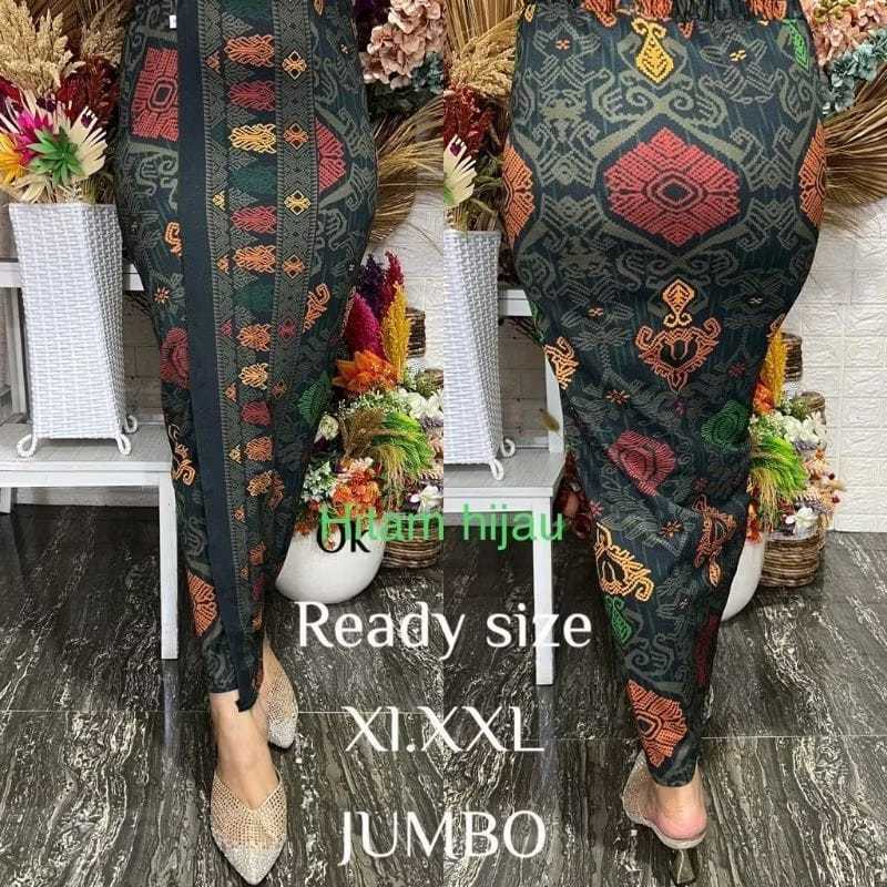 Kamen Kebaya Bali Songket Hijau Rok Jadi Bawahan Wanita