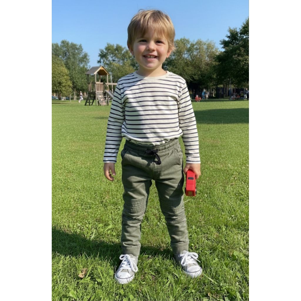 ZARA BOYS Celana Panjang Anak Jogger Pants Hijau Tua Preloved