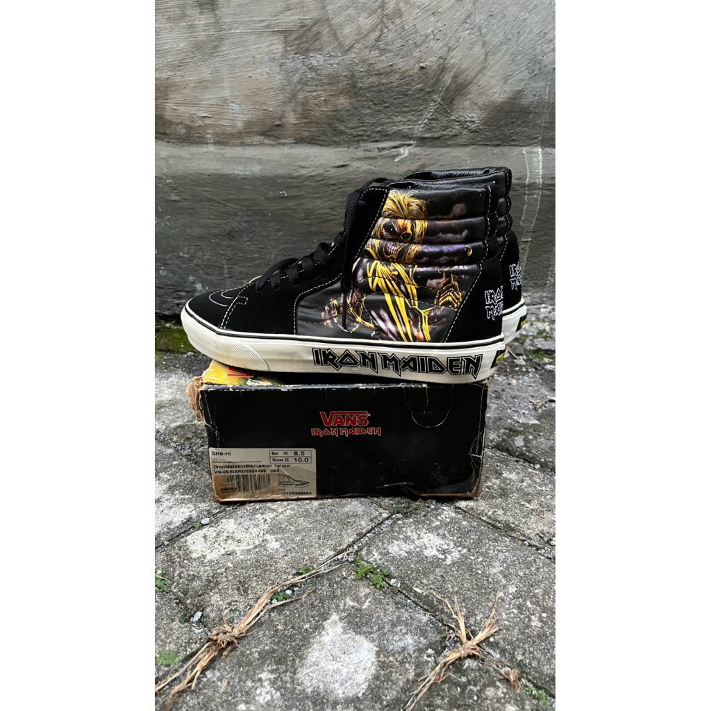 Vans SK8 High x Iron Maiden Killers Resmi Store Luar