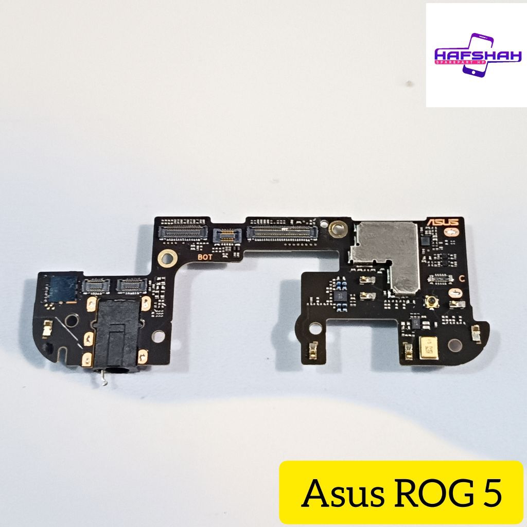 papan bawah Sim Mic hf Asus ROG 5 ori copotan hp