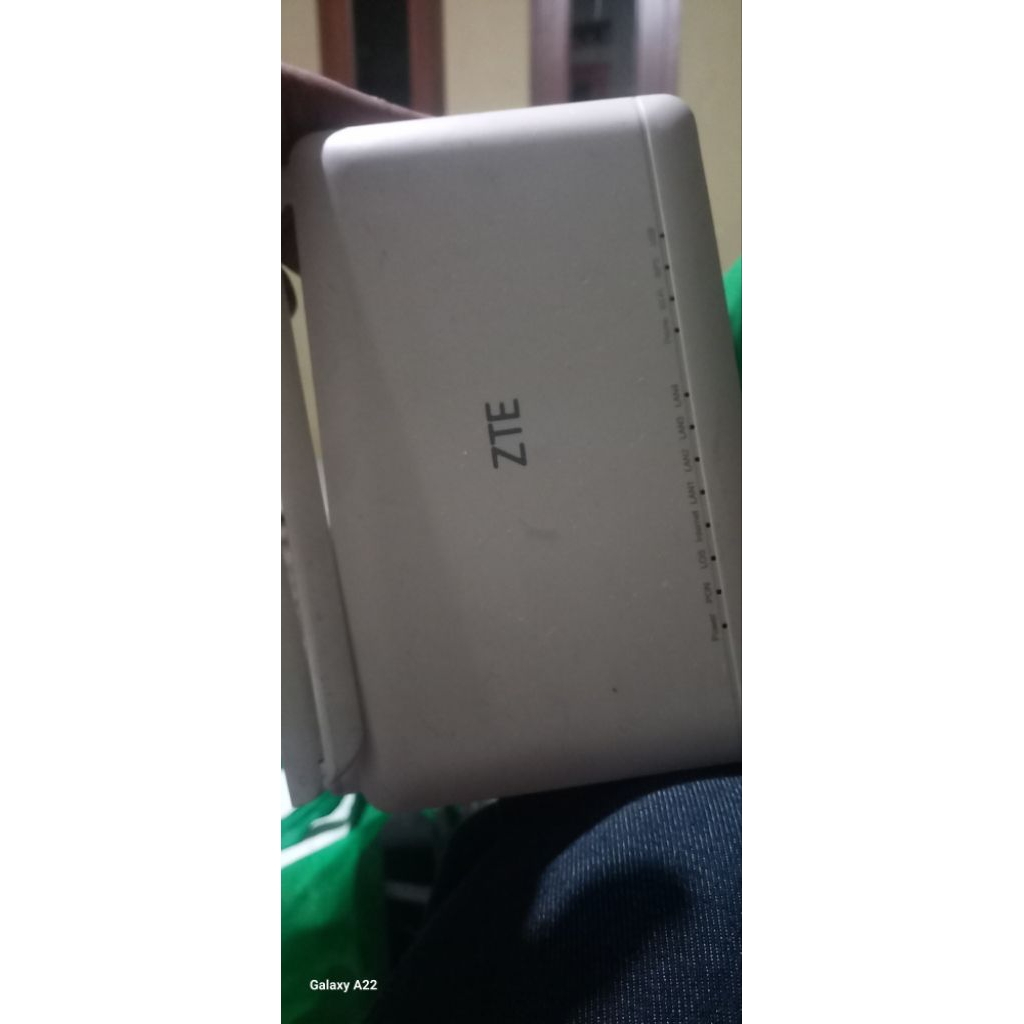 ZTE F670L PORT BIRU