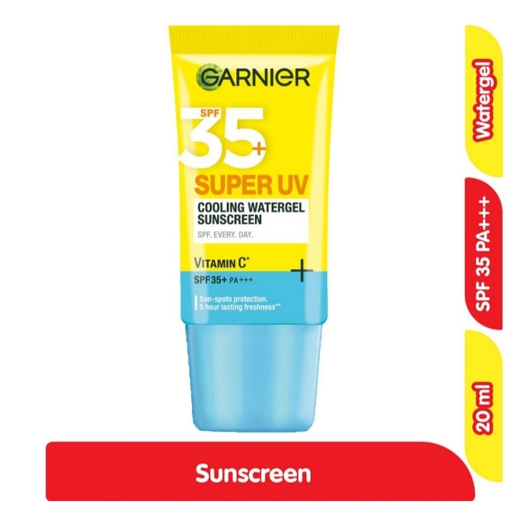 Garnier Super UV Cooling Watergel Sunscreen Wajah SPF 35 20ml