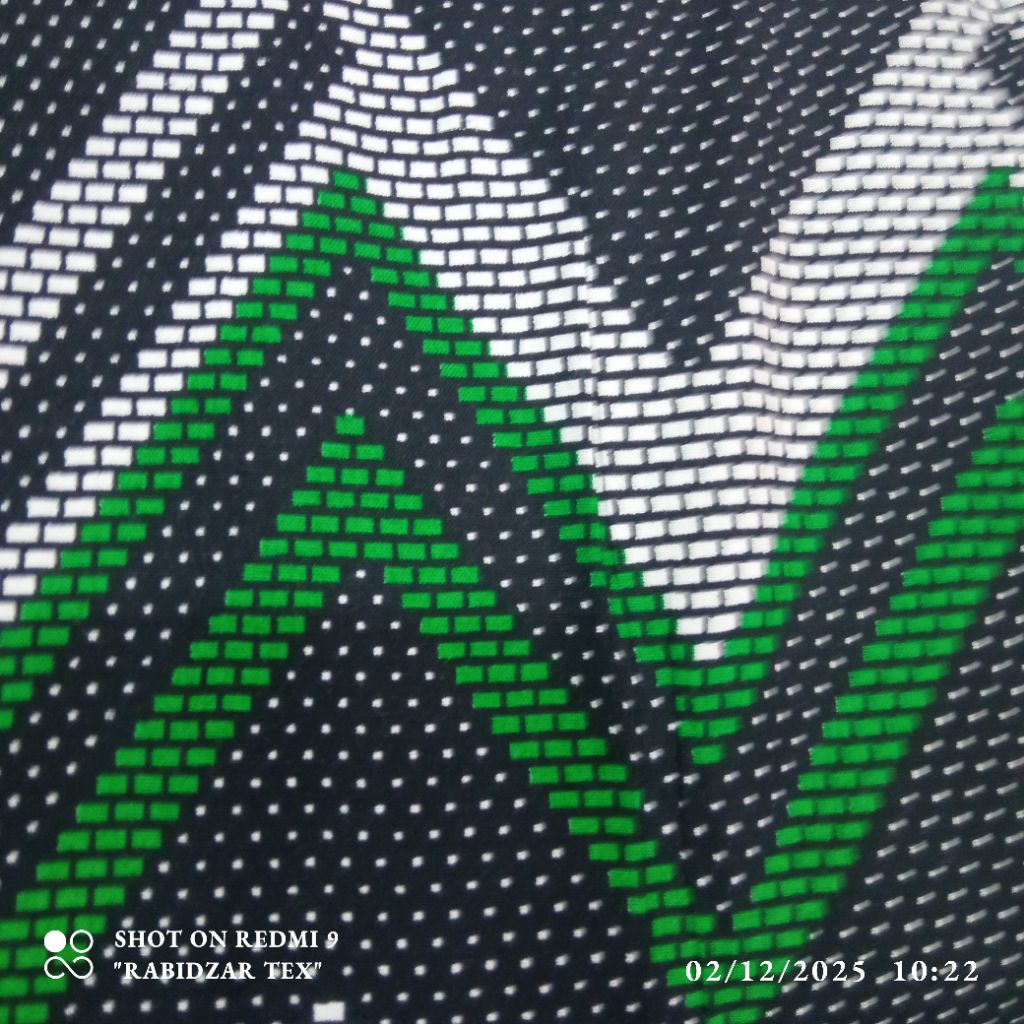 KAIN COTTON VCS ORIGINAL ETNIK HIJAU