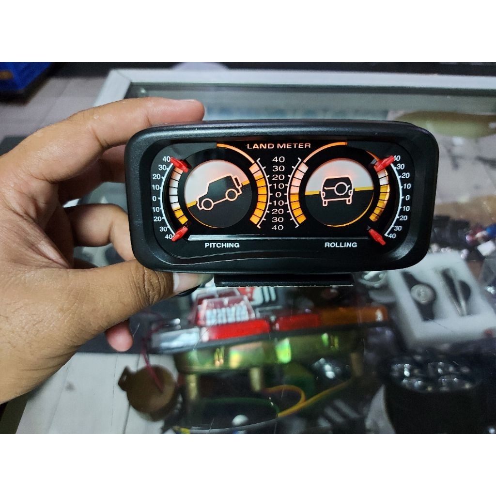 Land Mater Alat Untuk Mengukur Kemiringan Mobil.Compas Dasboard Mobil.Alat Untuk Mengukur Kemiringan