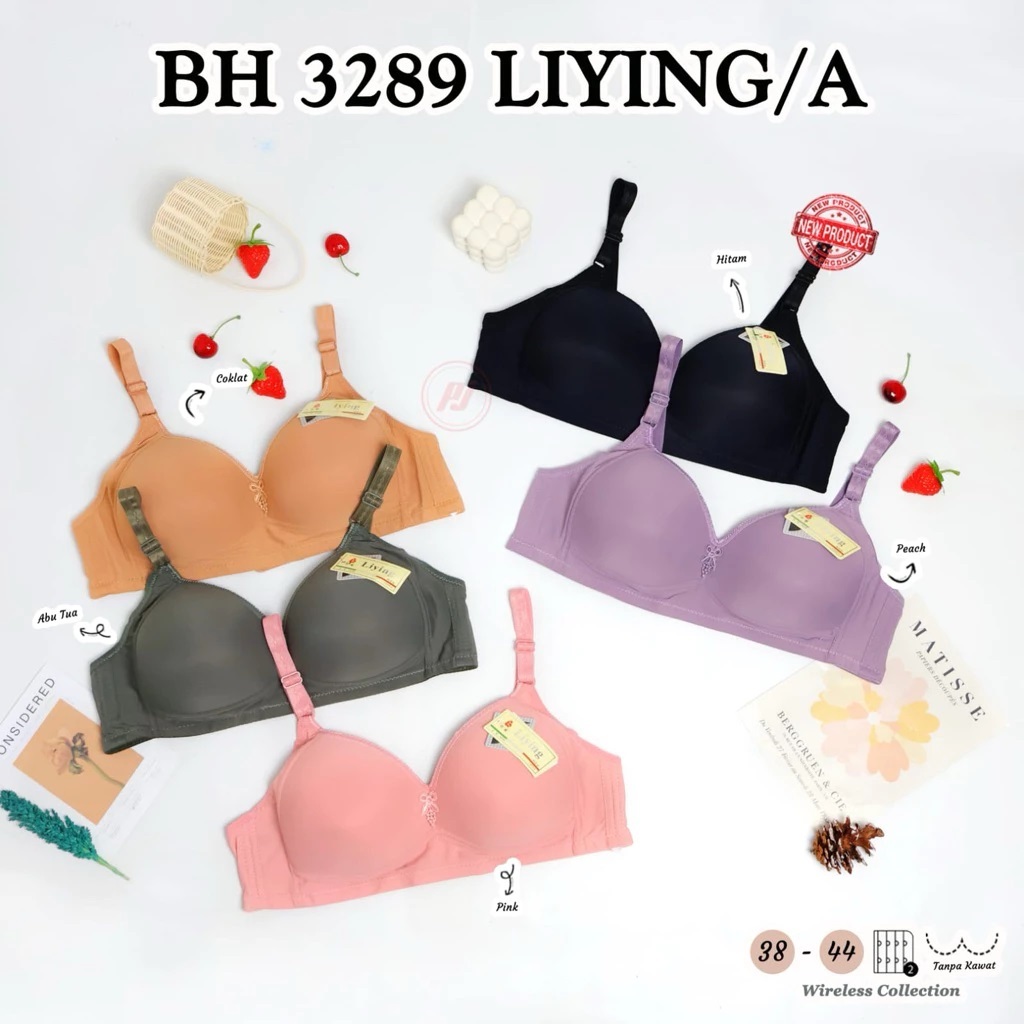 BH Liying Busa Tebal 3289 Bra Push Up Tanpa Kawat Premium  Cup B  BH Wanita Nyaman - Dyarshop
