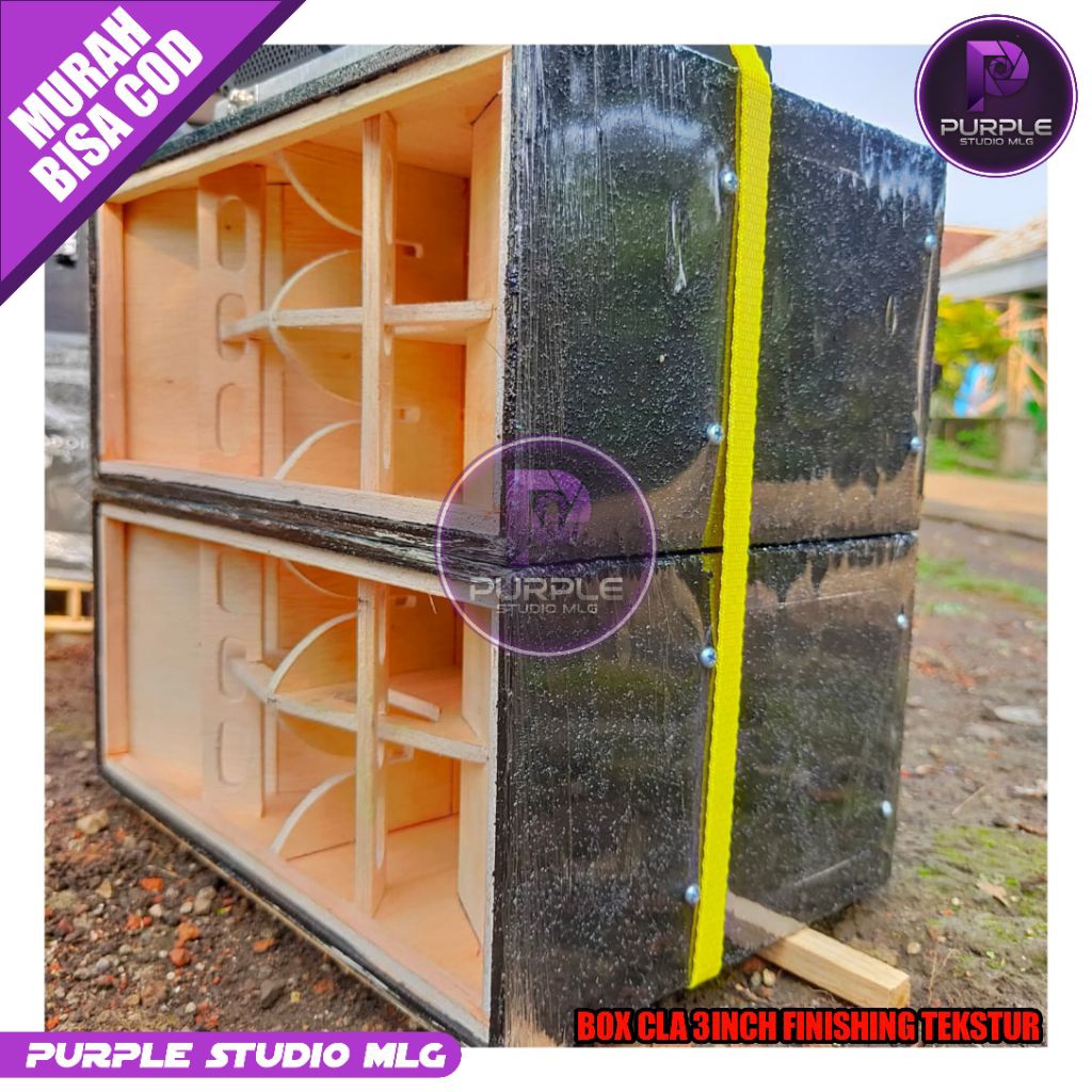 Box Cla 3inch Finishing Tekstur Box Miniatur Sound Box Miniatur Cla Sound System