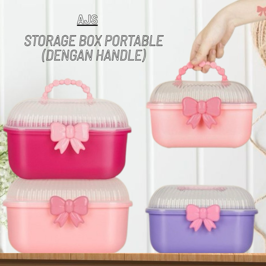 AJS Kotak penyimpanan serbaguna/tempat asesoris/kotak besar/kotak lucu / wadah penyimpanan/mini cont