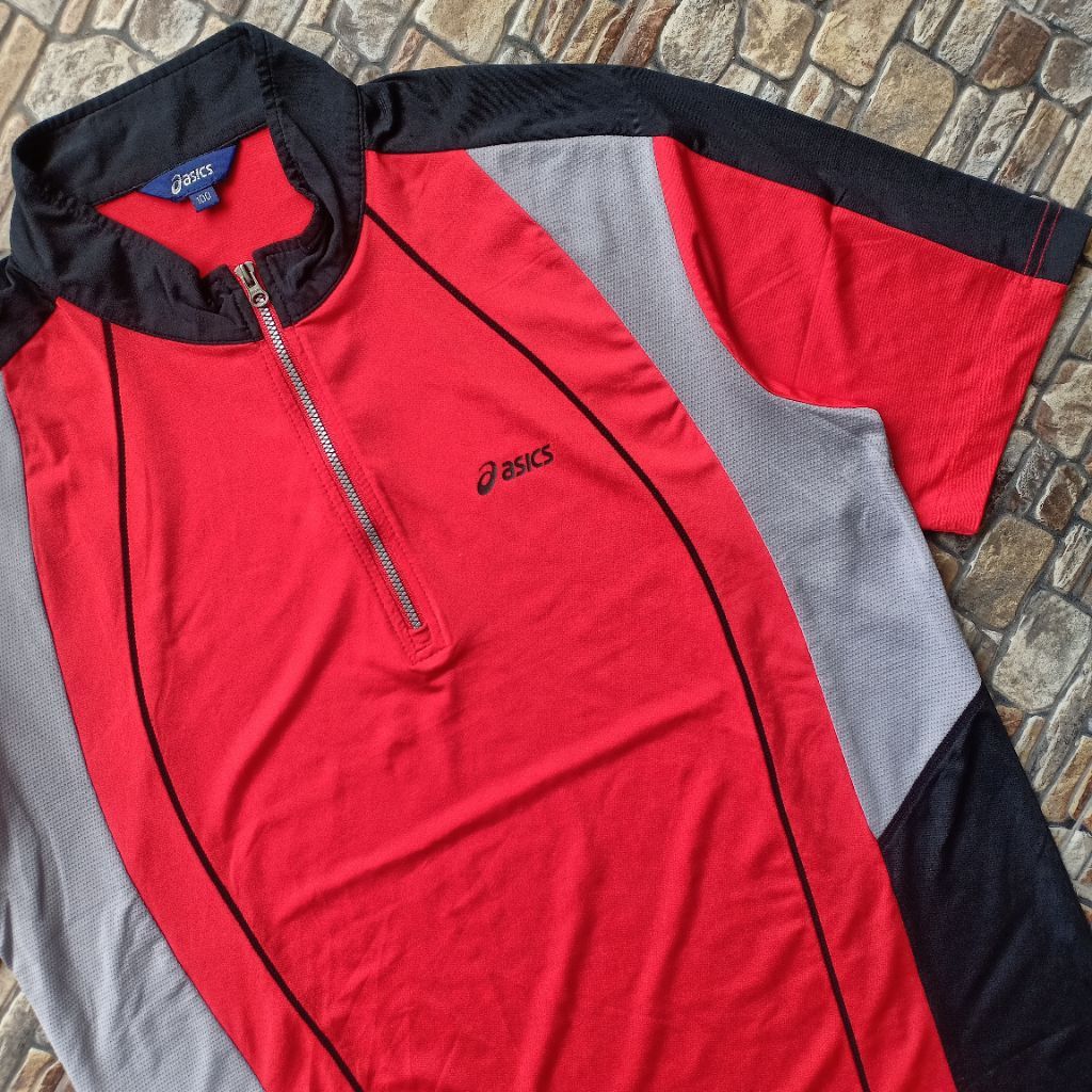 Kaos Jersey Running Asics original pl, T-shirt lari pria