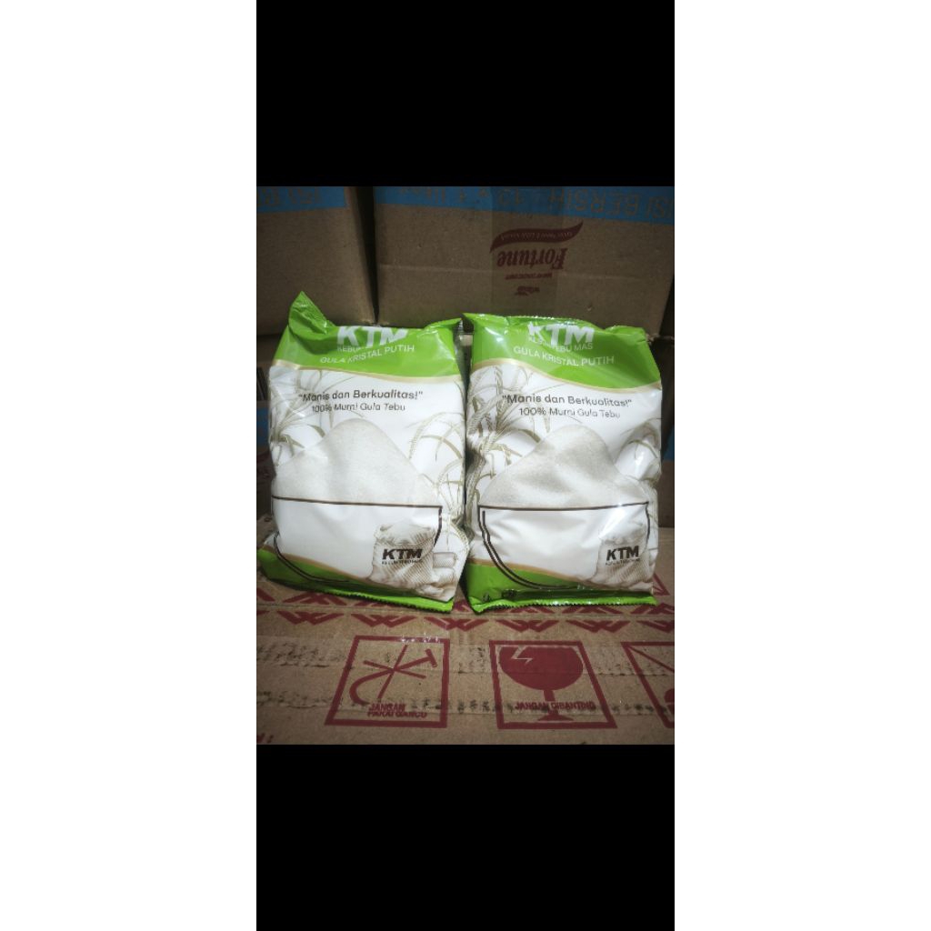 gula pasir ktm 1 kg kartonan isi 20kg