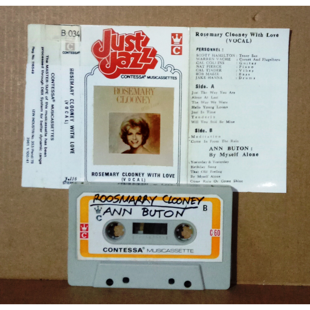ROSEMARY CLOONEY - WITH LOVE - Kaset