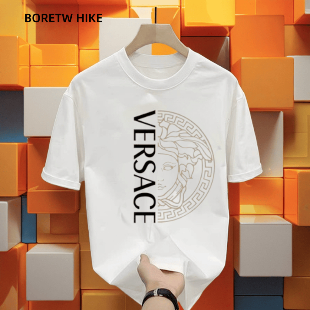 Kaos Distro Versace Unisex Pria Wanita Kaos Lengan Pendek