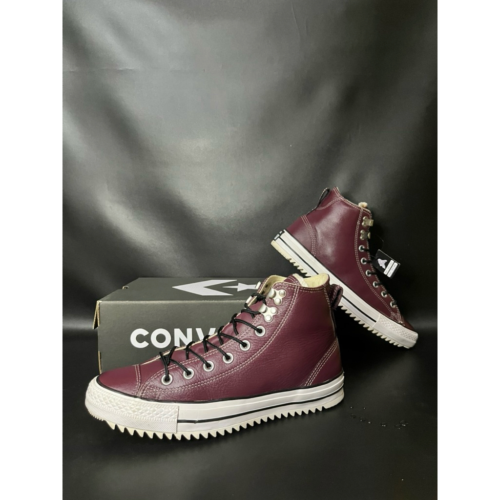 Converse CTAS City Hiker Maroon Leather Size 42/27cm