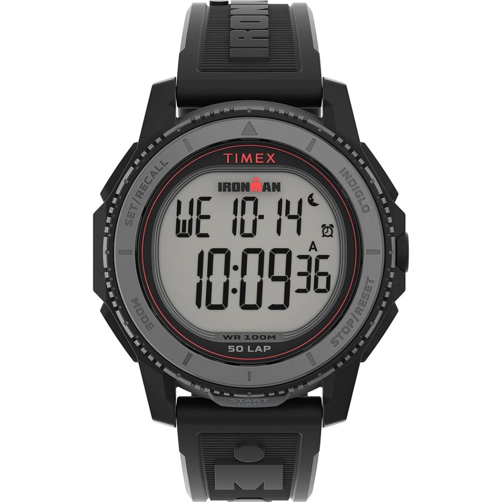 Jam Tangan Pria Timex Ironman TW5M57800 Adrenaline Digital Dial Black Resin Strap TW5M57800V5 Origin