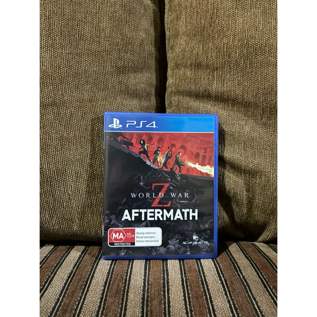 Bd Kaset World War Z Aftermath Ps4 Games Playstation 4 Game Zombie Tps Shooter