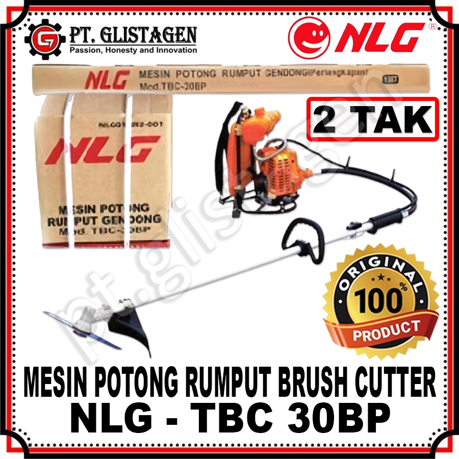 NLG TBC-30BP Mesin Potong Rumput Gendong Brush Cutter Bensin 2 TAK TBC 30BP ORIGINAL NLG