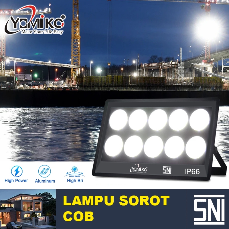 Yomiko Lampu Sorot LED COB / Kap Sorot LED COB Lampu tembak LED Floodlight