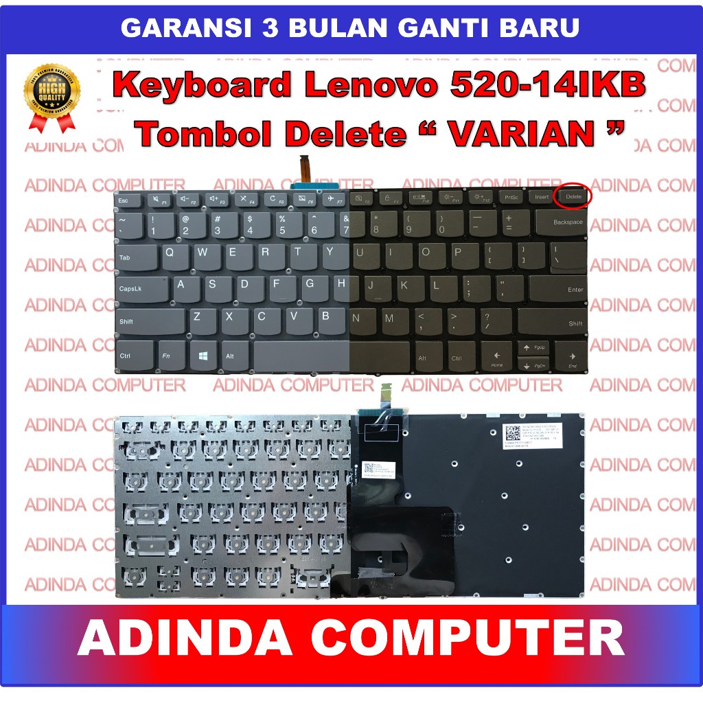 Keyboard Lenovo Ideapad S340-14 S340-14IWL S340-14API S340-14IIL IML