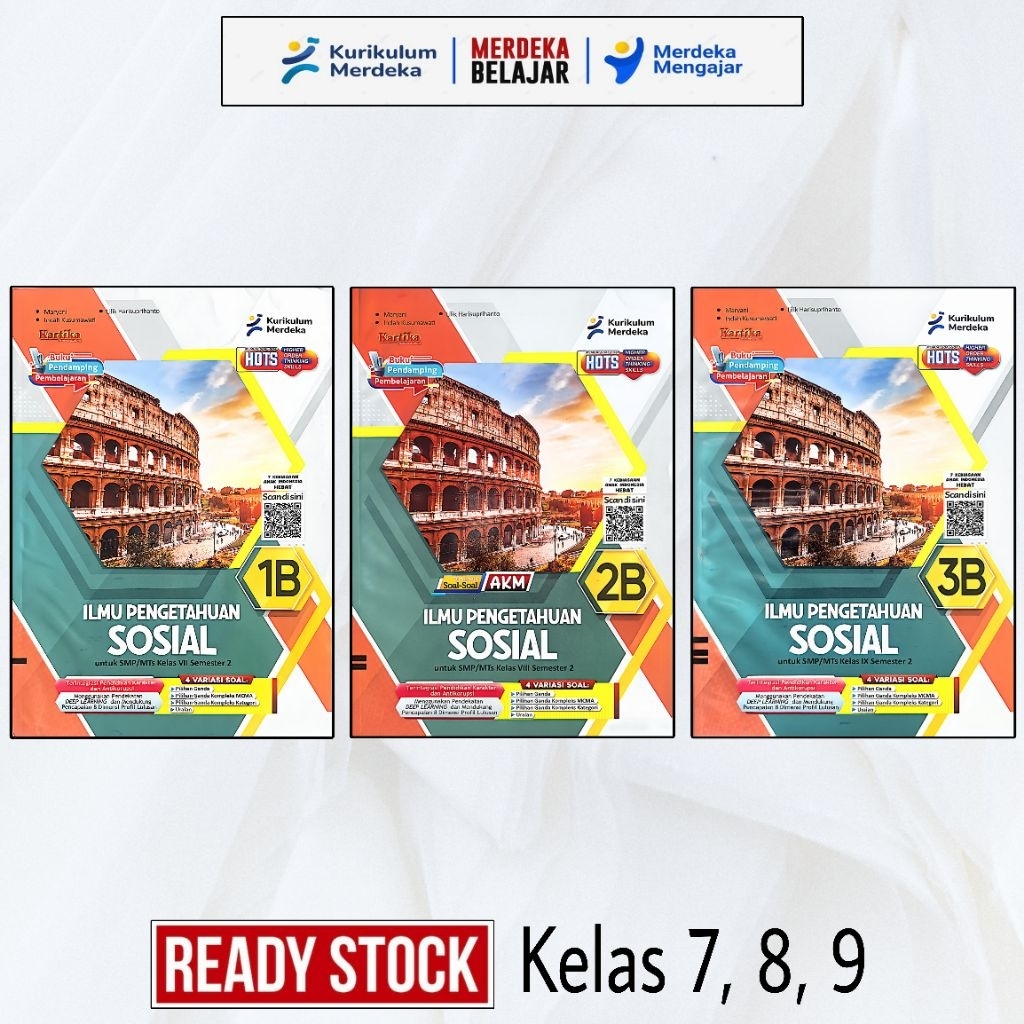KARTIKA : LKS IPS untuk SISWA Kelas 7 8 9 - Semester 2 TA 2025 - 2026