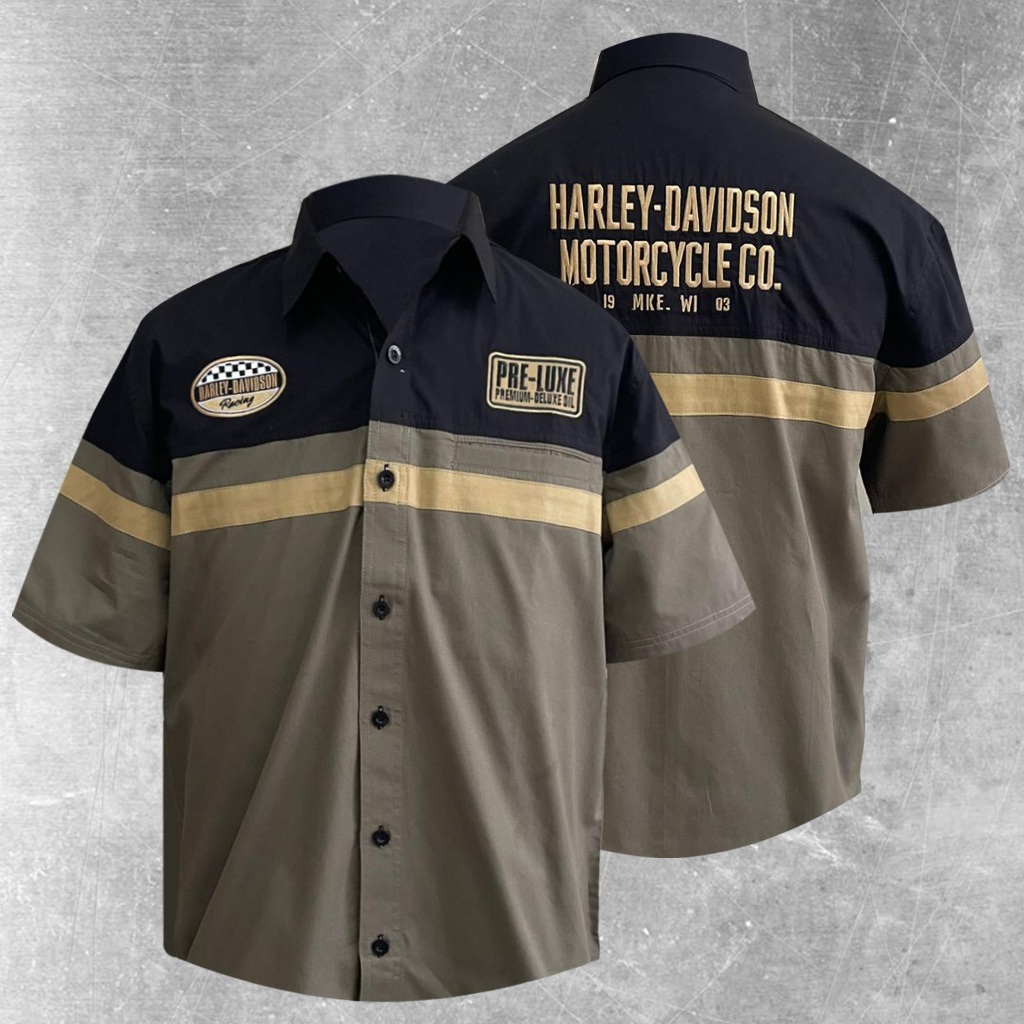 Kemeja Workshirt Haley-Davidson Racing Motor.Co 073
