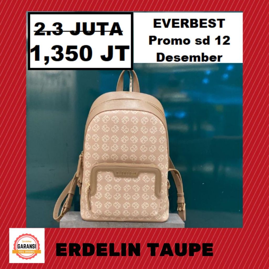 Tas ransel backpack seri ERDELIN Everbest 100% original store