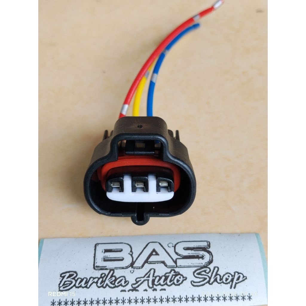Pnp kabel Soket Sensor Swit Commonrail Innova Hilux Hiace Fortuner Diesel pin 3