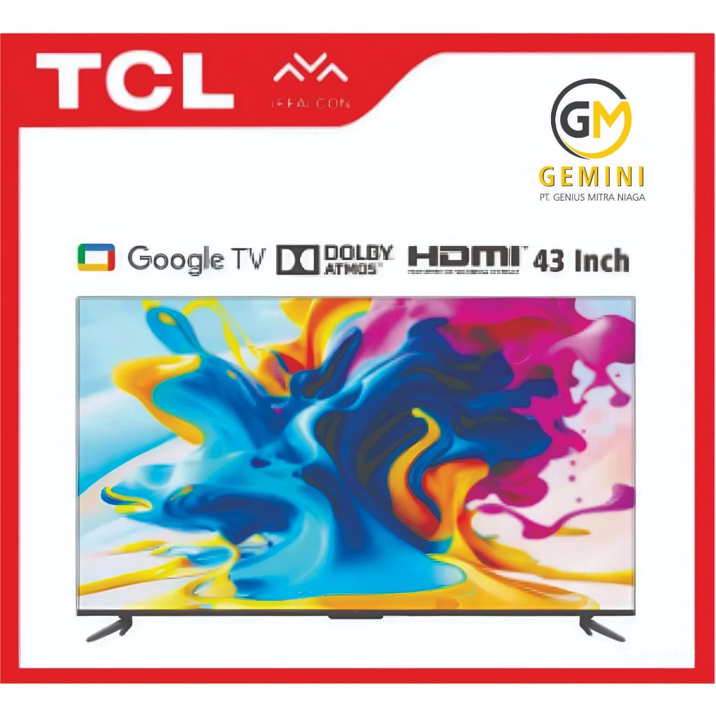 LED TV 43 Inch TCL Iffalcon Google TV UHD 43S55