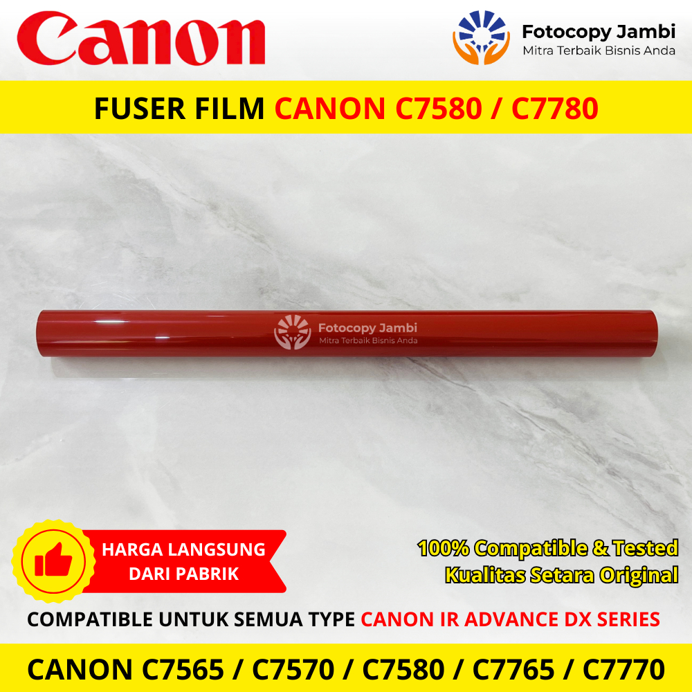 Fuser Film Japan Canon C7580 / C7565 / C7570 / C7780 / C7765 / C7770 / C7780