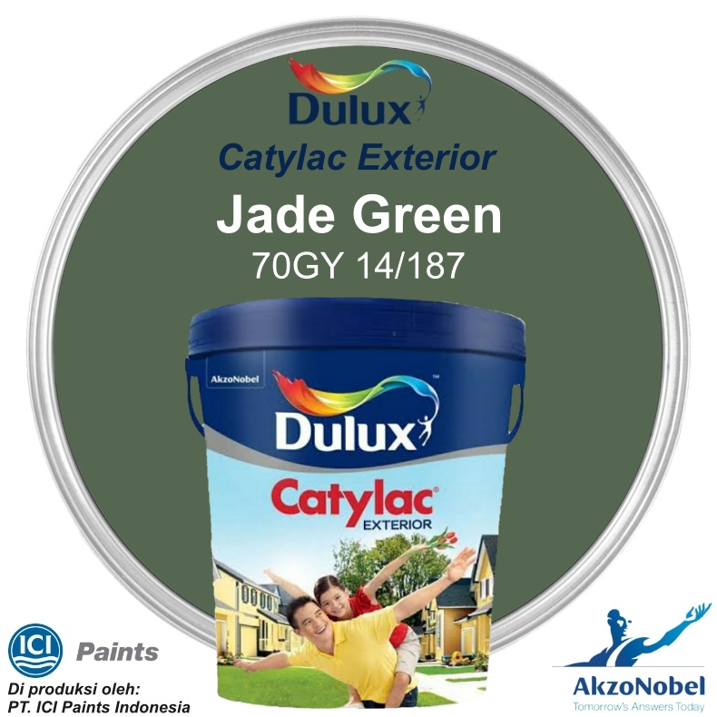 CAT DULUX CATYLAC EXTERIOR 5 KG - JADE GREEN 70GY 14/187