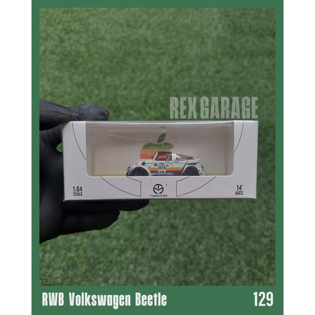 TM646229 TimeMicro RWB Volkswagen Beetle White Apple Holo 005/999