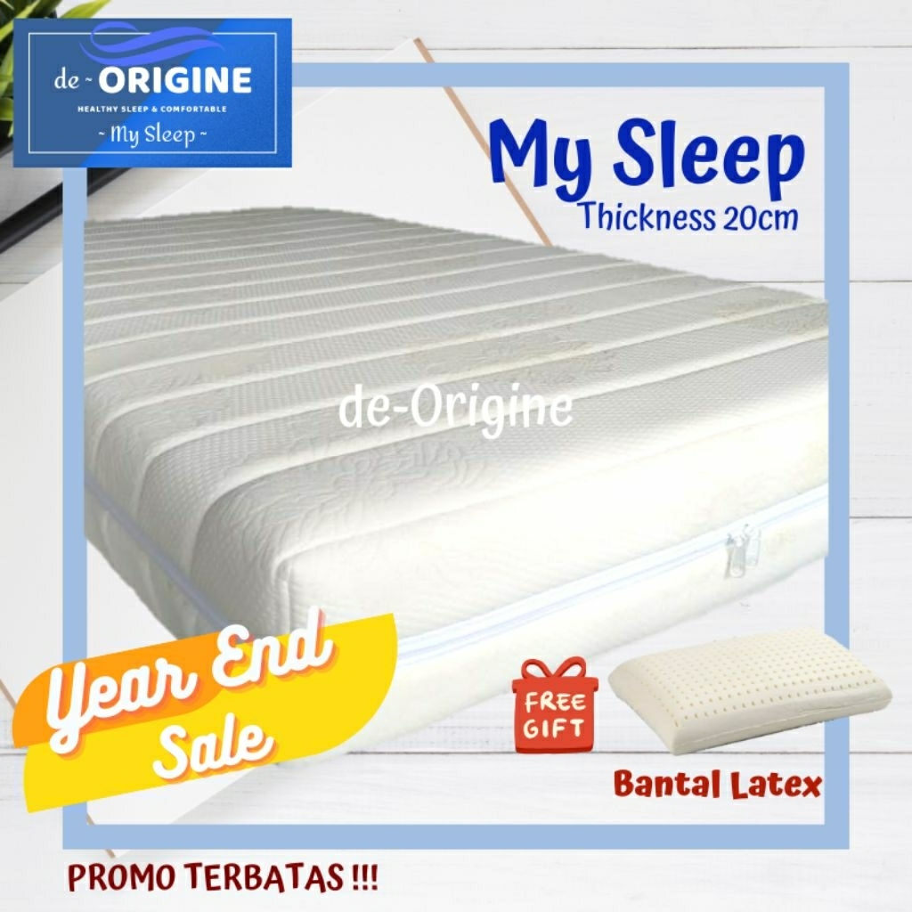 [BEST PRICE] Kasur Latex Ortho de-ORIGINE My Sleep 90x200x20 / 100x200x20  / 120x200x20