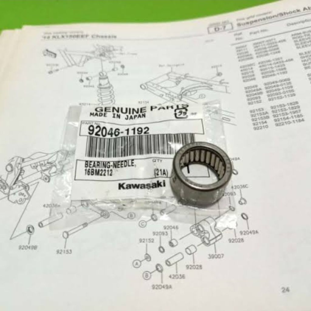 bearing bering klaher laher laker bambu unitrack unitrak monoshock monosok mono shock sok bagian baw