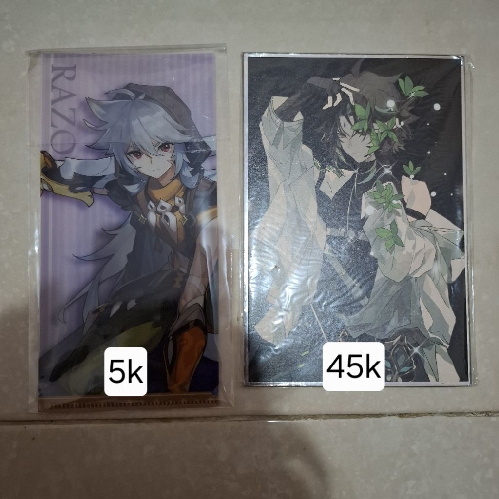 Shikishi Fanmerch Xiao & Offi Ticket Holder Razor Genshin Impact