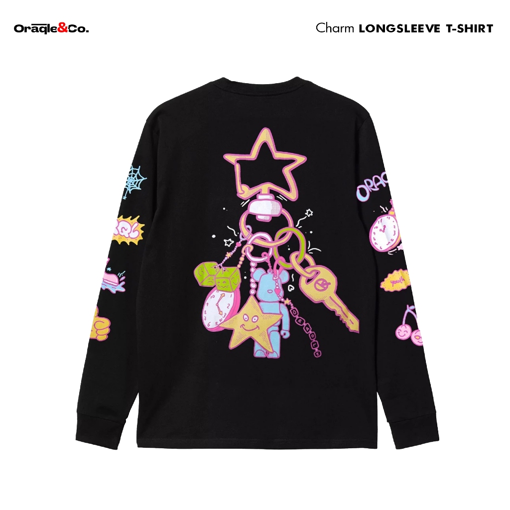 ORAQLE Tshirt Kaos Lengan Panjang CHARM LS - Cotton Combed 20s
