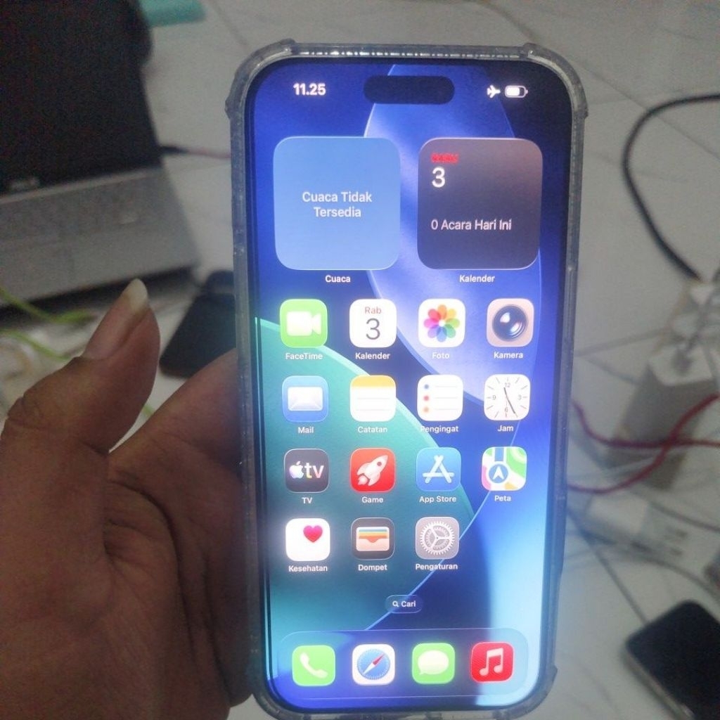 iPhone 17 Pro Max 256GB Inter Hp aja Imei 3bulan No Minus. Bebas reset
