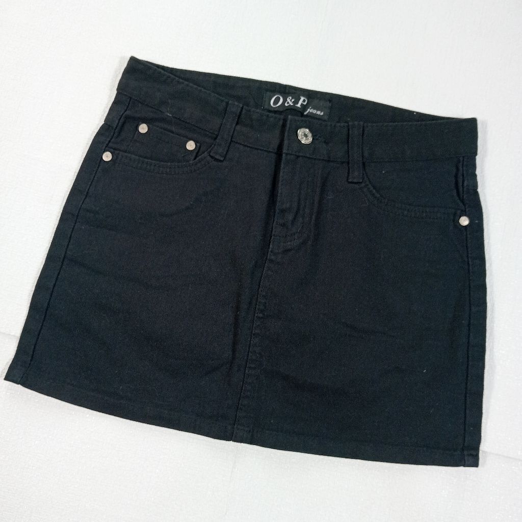 LYNT FASHION ROK PENDEK JEANS || ROK MINI HITAM || BLACK SKIRT || JEANS SKIRT || ROK JEANS HITAM || 