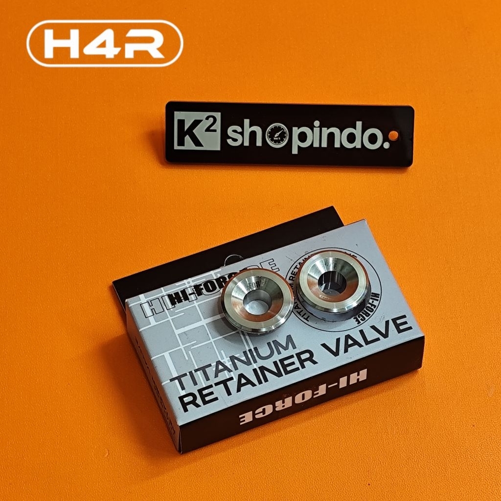 Retainer H4R Rentener Klep Titanium Batang 5mm Universal Mio Smile Sporty Beat Scoopy Mx King Satria