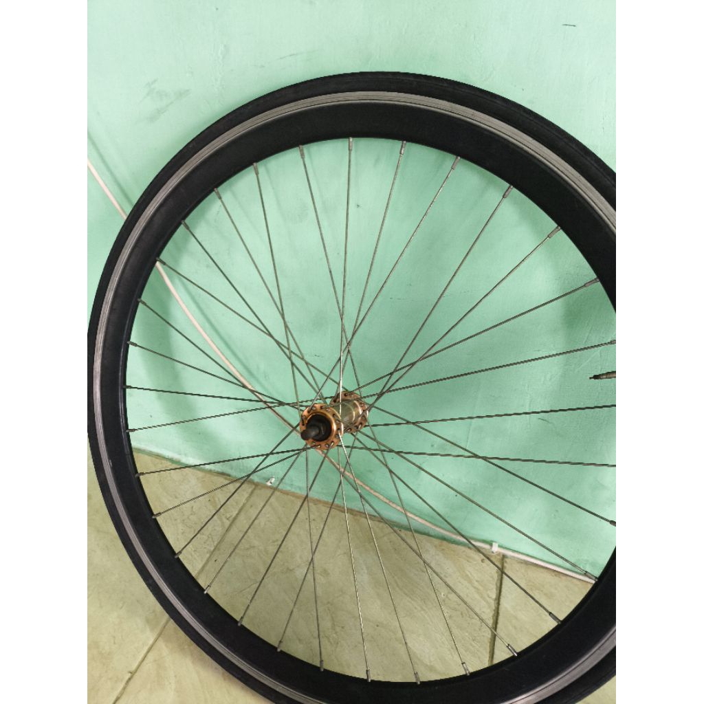 wheelset 700c alloy tinggal pasang
