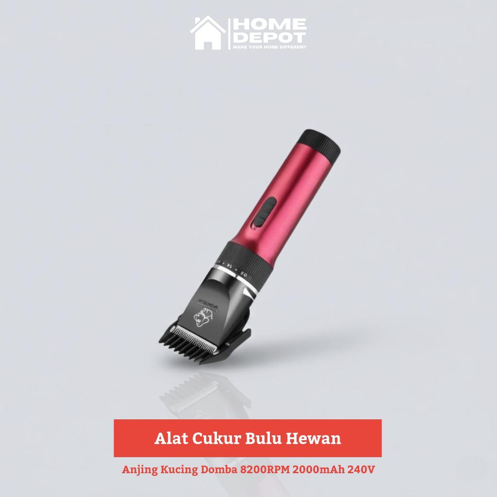 Alat Cukur Bulu Hewan Anjing Kucing Domba Pencukur Bulu 8200RPM 2000mAh 240V