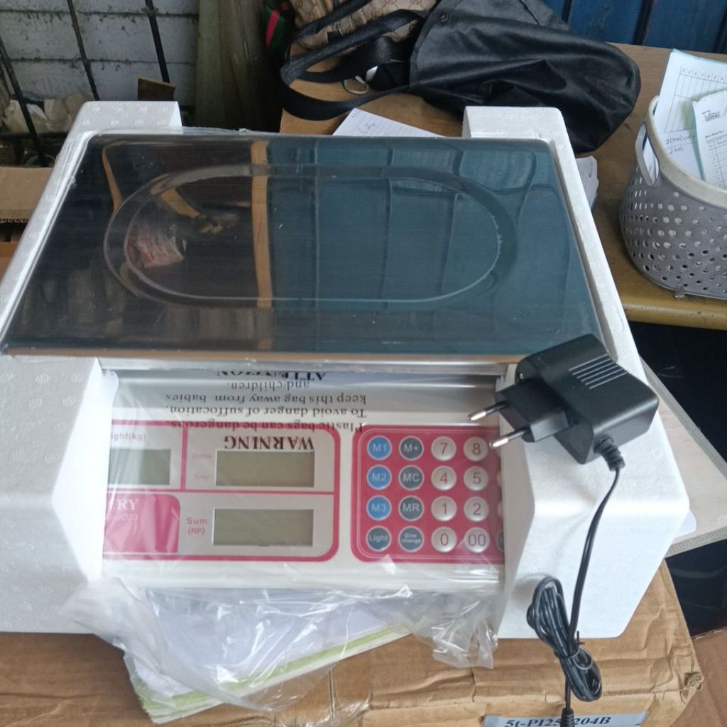 Charger timbangan camry /cas timbangan digital
