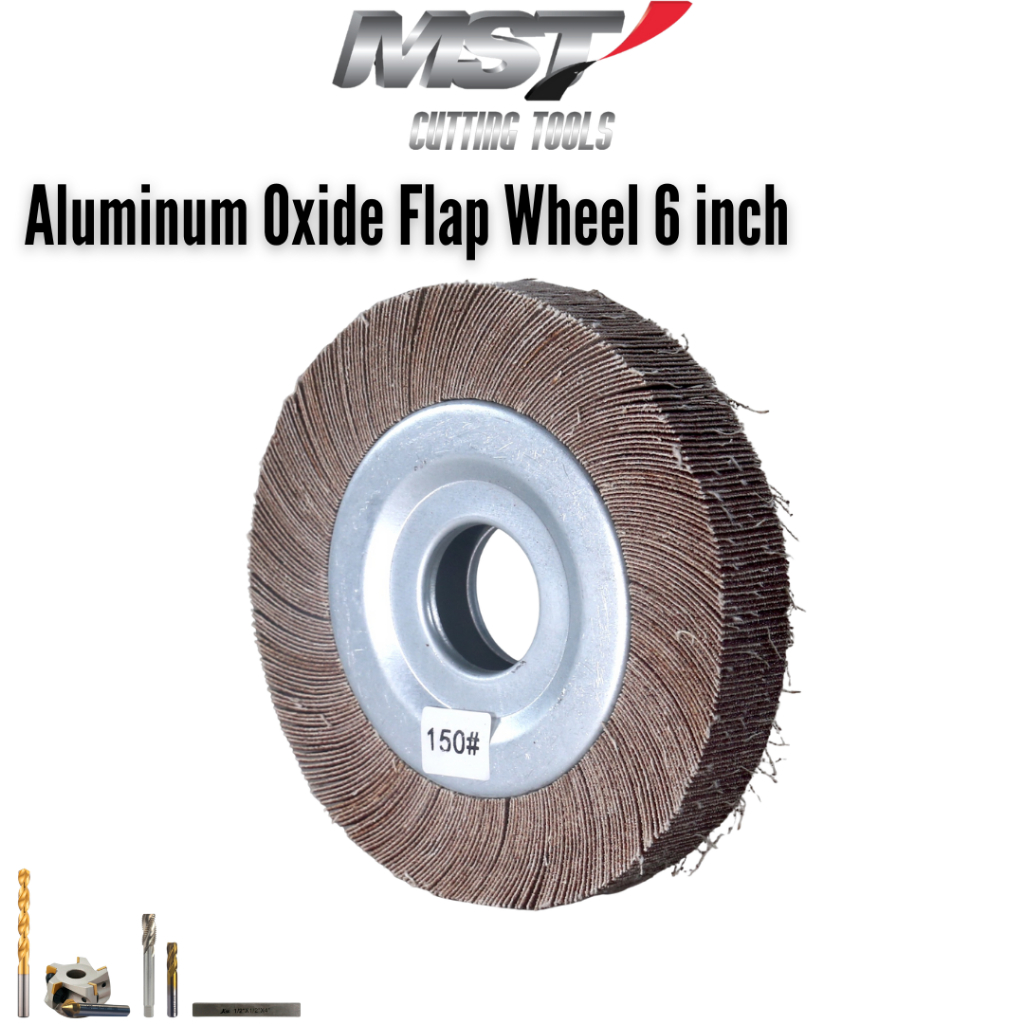 Amplas Roda Kipas 6inch Gerinda Duduk Bersihkan Karat Cat Fan Flap Grinding Wheel 150x25x32mm