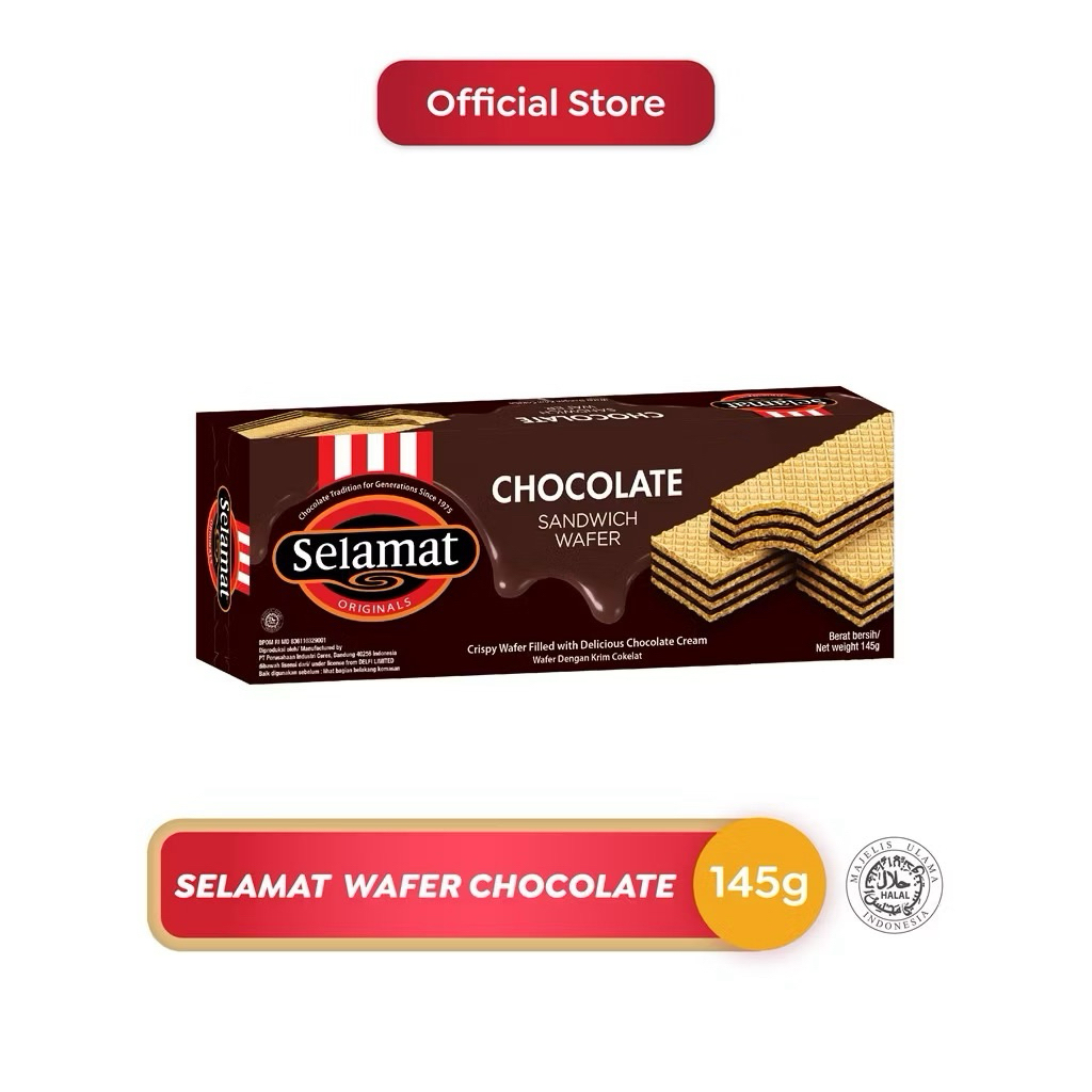 SELAMAT WAFER CHOCOLATE 145g