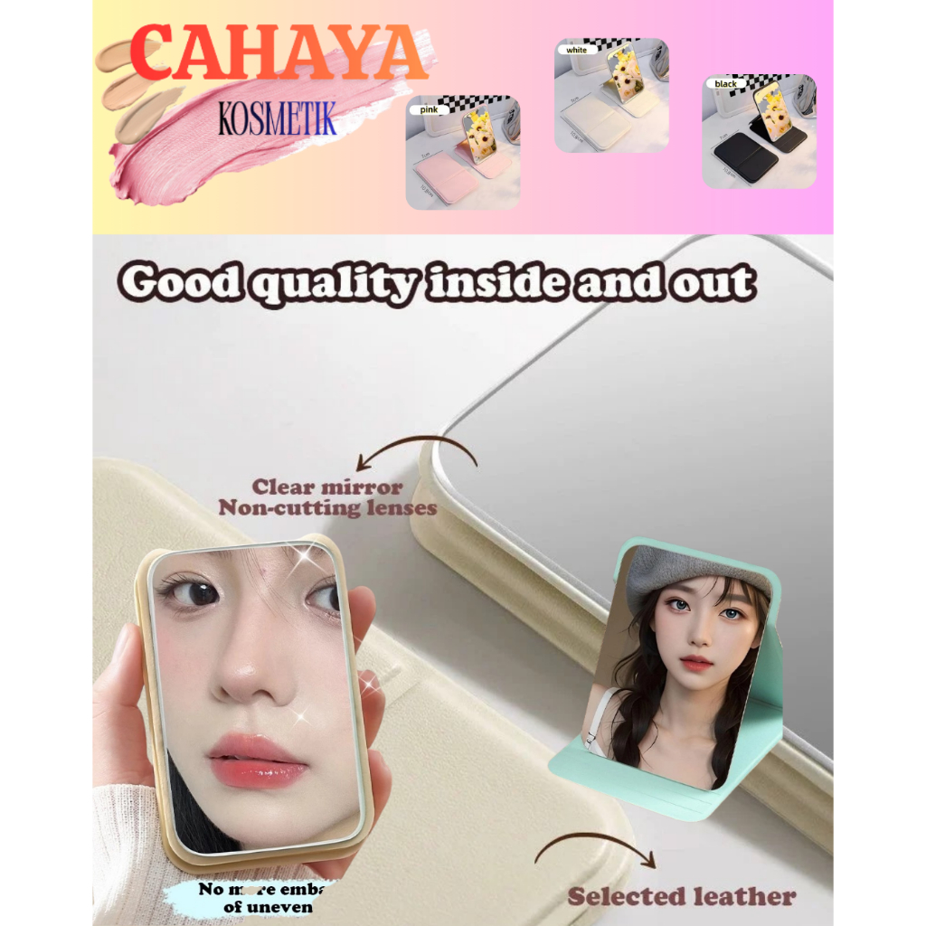 Small Mirror Portable Mirror Mini Makeup Mirror Folding Makeup Mirror Student Dormitory Mirror