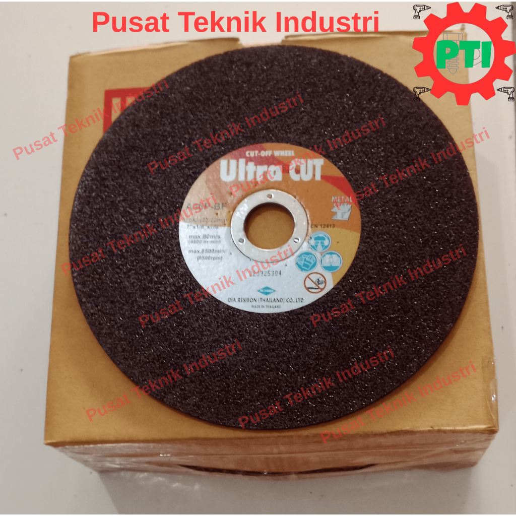 Batu Mata Gerinda Potong Cutting Wheel Ultra Cut Resibon 7" Inch