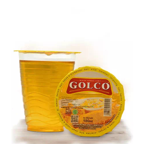 HALAL BPOM SNI/Minyak goreng GOLCO/ Minyak goreng gelas 180 ml/minyak goreng kecil/minyak goreng mur