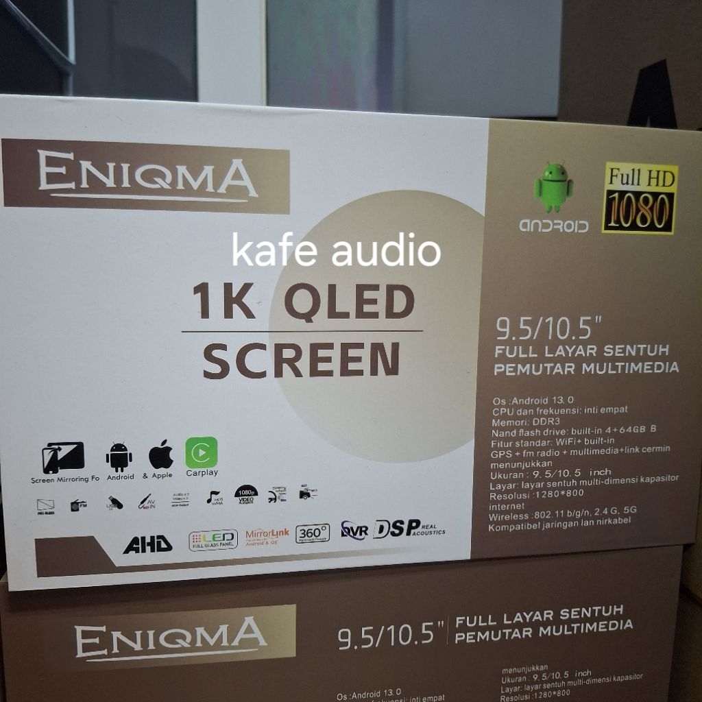 Headunit Mobil Eniqma Android 4/64 9 INCH Android Auto / Headunit Mobil 360