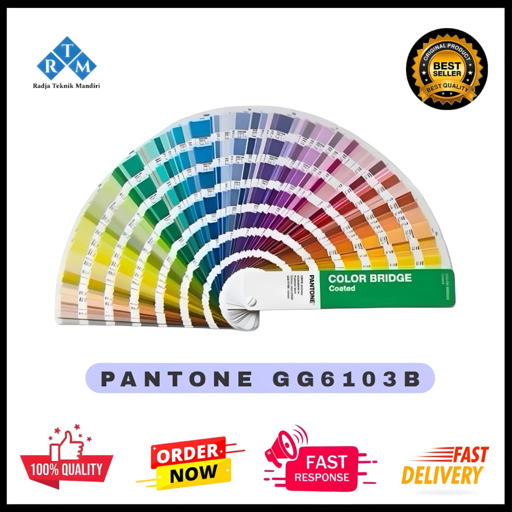 Pantone GG6103B Color Bridge Coated – Buku Warna Spot vs CMYK Terbaru