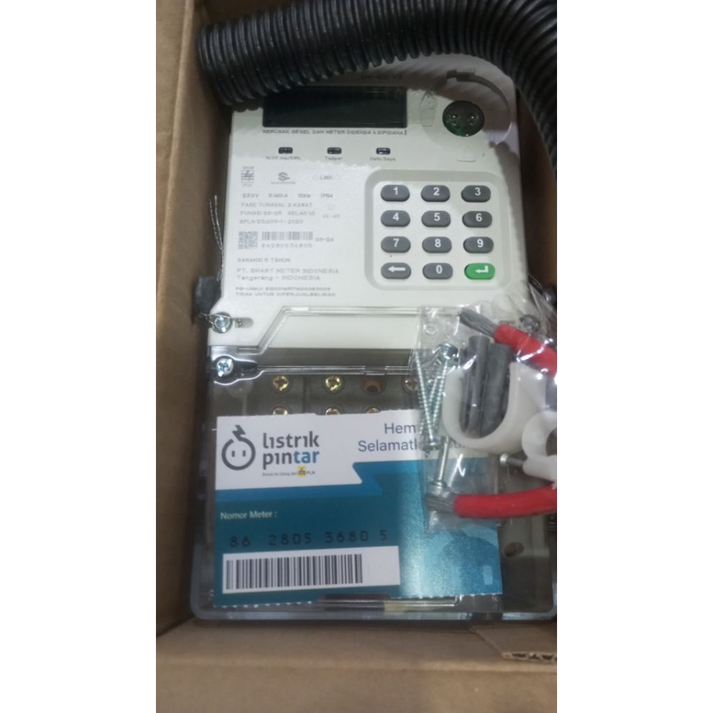 kwh meter token prabayar merk smart