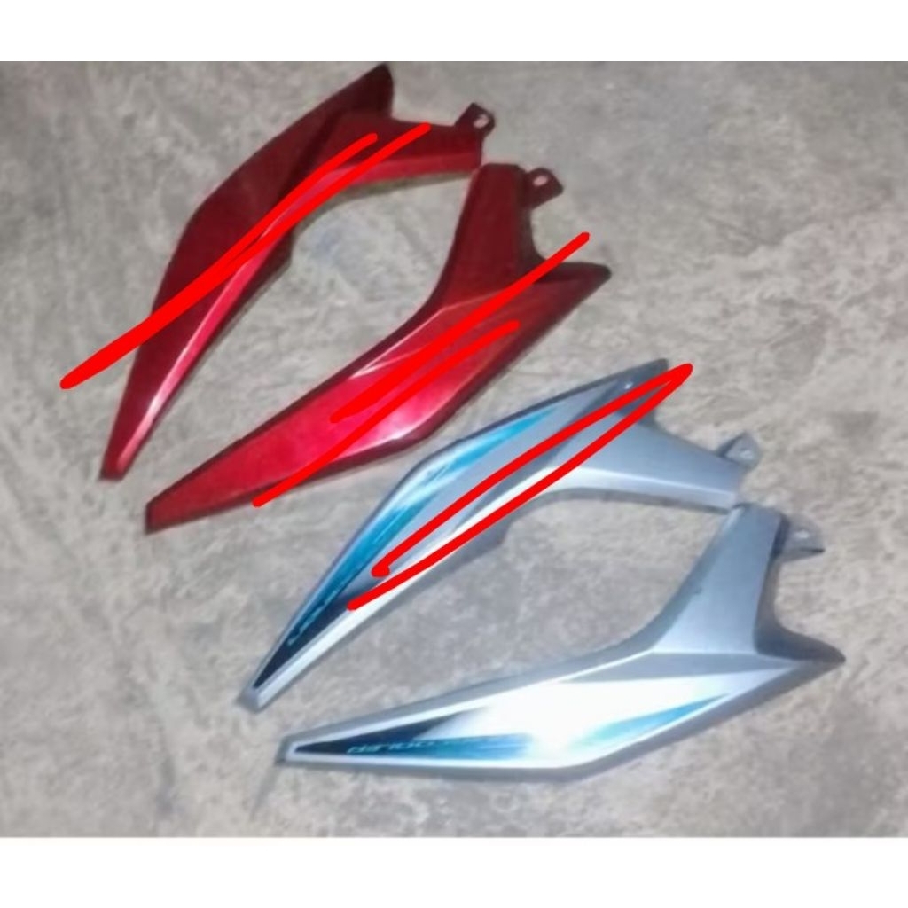 Cover Step Belakang Sambungan Body & harga satuan satuan kiri silver Xeon old Xeon Rc injek Second O